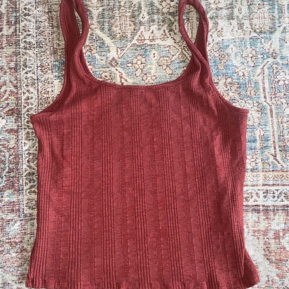 ✰ American Eagle Rust Orange Tank Top XL ✰ - Picture 1 of 3